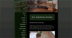 Desktop Screenshot of brazilianhardwooddecking.com