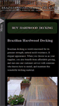 Mobile Screenshot of brazilianhardwooddecking.com